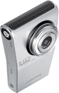 Samsung's HMX-U10 high-definition camcorder. Photo provided by Samsung Electronics Co. Ltd. Click for a bigger picture! 