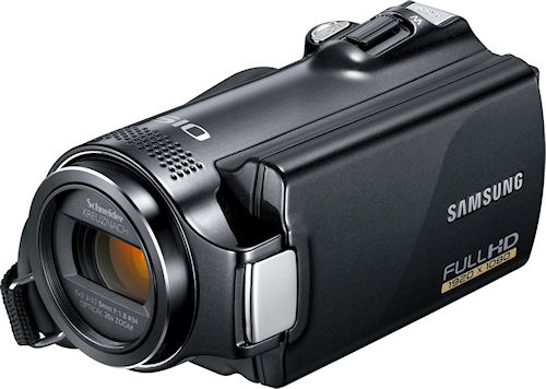 Samsung's H-Series digital camcorders. Photo provided by Samsung Electronics America Inc. Click for a bigger picture!