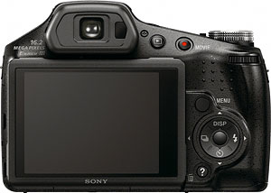 Sony's HX100V digital camera. Photo provided by Sony Electronics Inc. Click for a bigger picture!