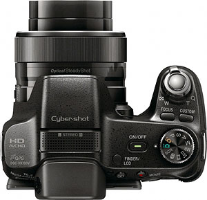 Sony's HX100V digital camera. Photo provided by Sony Electronics Inc. Click for a bigger picture!
