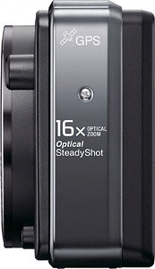 Sony's HX9V digital camera. Photo provided by Sony Electronics Inc. Click for a bigger picture!