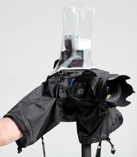 Think Tank Photo's Hydrophobia Flash 70-200 rain cover. Photo provided by Think Tank Photo. Click for a bigger picture!