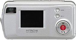 Hitachi's i.mega HDC-401 digital camera. Courtesy of Hitachi, with modifications by Michael R. Tomkins.