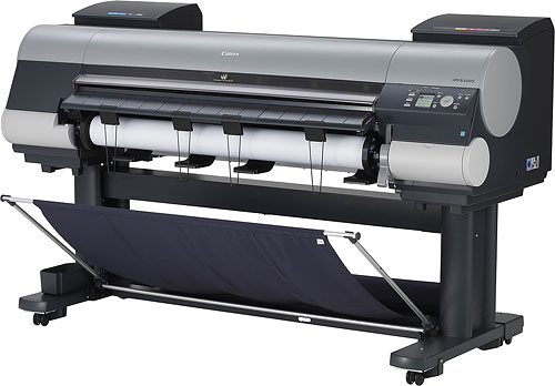 Canon's 44-inch imagePROGRAF iPF8300S large format printer. Photo provided by Canon USA Inc. Click for a bigger picture!