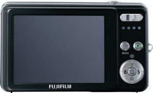 Fujifilm's FinePix J38 digital camera. Photo provided by Fujifilm USA Inc. Click for a bigger picture!