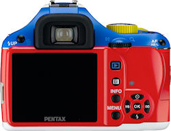 Rear view of the Pentax K-x Korejanai Robot Model kit. Photo provided by Hoya Corp. Click for a bigger picture!