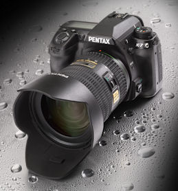 Pentax's K-7 digital SLR. Photo provided by Pentax Imaging Co. Click for a bigger picture!