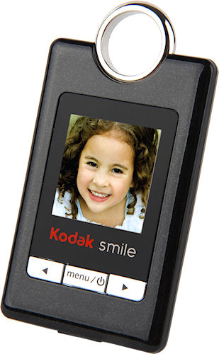 The Kodak Smile G150 Digital Photo Keychain. Photo provided by Sakar International Inc. Click for a bigger picture!