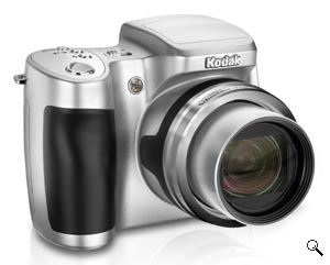 Kodak's EasyShare Z650 digital camera. Courtesy of Kodak, with modifications by Michael R. Tomkins. Click for a bigger picture!