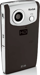 Kodak's Zi6 Pocket Video Camera. Courtesy of Kodak, with modifications by Michael R. Tomkins. Click for a bigger picture!