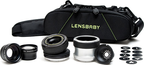The Lensbaby Ultimate Portrait Kit. Photo provided by Lensbaby Inc. Click for a bigger picture!