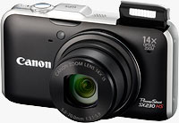 Canon's PowerShot SX230 HS digital camera. Photo provided by Canon USA Inc.