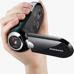 Samsung SMX-C14 digital camcorder. Photo provided by Samsung Electronics America Inc.