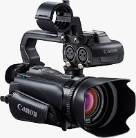 Canon's XA10 Professional camcorder. Photo provided by Canon USA Inc.