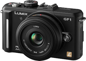 Panasonic's Lumix DMC-GF1 digital camera. Photo provided by Panasonic Consumer Electronics Co. Click for a bigger picture!