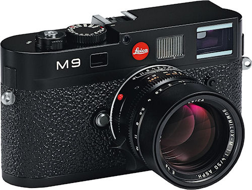 Leica's M9 digital camera. Photo provided by Leica Camera AG. Click for a bigger picture!