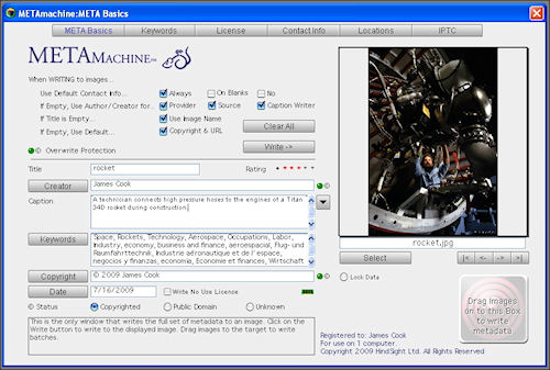 METAmachine's META Basics tab. Screenshot provided by HindSight Ltd. Click for a bigger picture!