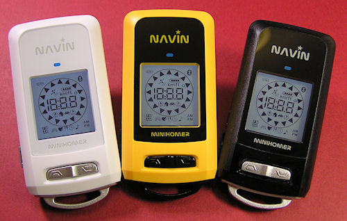 The Navin miniHomer is available in several colors. Photo provided by Navin Corp. Click for a bigger picture!