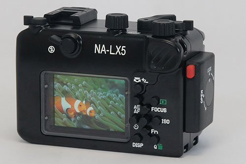 Nauticam's NA-LX5 underwater housing. Photo provided by Nauticam USA. Click for a bigger picture!