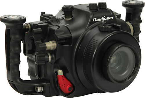Nauticam's NA-550D underwater housing for Canon's EOS Rebel T2i / 550D digital SLR. Photo provided by Nauticam International Ltd. Click for a bigger picture!