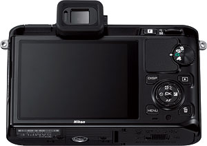 The Nikon V1 compact system camera with 10-100mm f/4.5-5.6 VR lens. Photo provided by Nikon Inc. Click for a bigger picture!