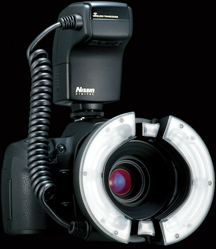 Nissin MF18 ring flash. Photo provided by Nissin Japan Ltd. Click for a bigger picture!