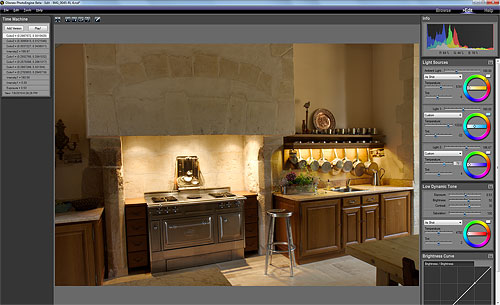 Using the HDR ReLight tool in Oloneo PhotoEngine. Screenshot provided by Oloneo SAS. Click for a bigger picture!