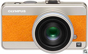 Olympus Micro Four-Thirds concept camera. Courtesy of Olympus, with modifications by Zig Weidelich. Click for a larger image.