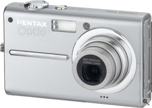 Pentax's Optio T20 digital camera. Courtesy of Pentax, with modifications by Michael R. Tomkins. Click for a bigger picture!