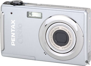 Pentax's Optio V10 digital camera. Courtesy of Pentax, with modifications by Michael R. Tomkins. Click for a bigger picture!
