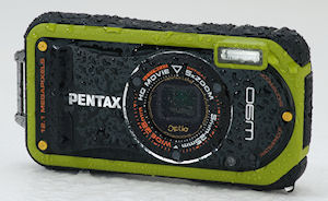 Pentax's Optio W90 digital camera. Photo provided by Pentax Imaging Co. Click for a bigger picture!