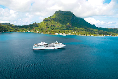 The m/s Paul Gauguin. Photo provided by Paul Gauguin Cruises. Click for a bigger picture!