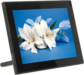 Jobo's PLANO 8 picture frame, model number PDJ-080. Photos provided by Jobo AG.