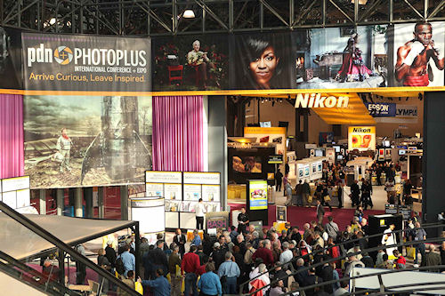 The PDN Photoplus show floor. Photo provided by Nielsen Expositions. Click for a bigger picture!