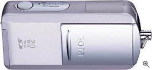 Toshiba's PDR-T20 digital camera. Courtesy of Toshiba Japan, with modifications by Michael R. Tomkins. Click for a bigger picture!
