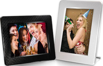 Transcend's PF730 digital photo frame. Photo provided by Transcend Information Inc. Click for a bigger picture!
