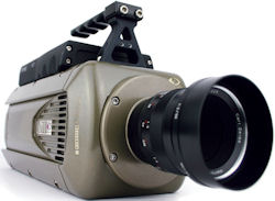 Vision Research's Phantom v710 high-speed camera records 7,530 frames per second at 1,280 x 800 pixel resolution. Photo provided by AMETEK Inc. Click for a bigger picture!