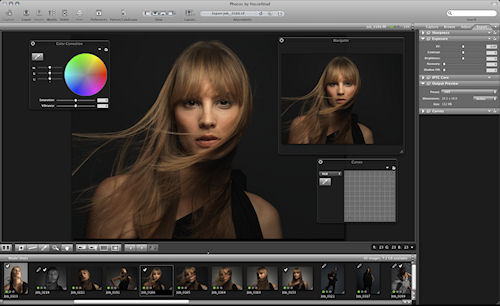 Hasselblad's Phocus 2.0 software. Screenshot provided by Hasselblad USA Inc. Click for a bigger picture!