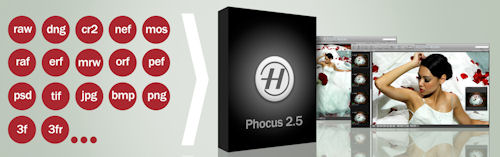 Hasselblad's Phocus 2.5 for Mac accepts a wide variety of image formats, including Raw files from a range of manufacturers. Image provided by Hasselblad USA Inc. Click for a bigger picture!