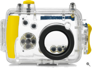 Hewlett Packard's Photosmart Scuba / Underwater Case. Courtesy of Hewlett Packard, with modifications by Michael R. Tomkins. Click for a bigger picture!