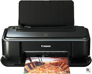 Canon's Pixma iP2600 printer. Courtesy of Canon, with modifications by Michael R. Tomkins. Click for a bigger picture!
