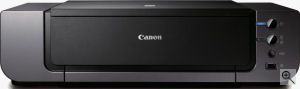 Canon's PIXMA Pro9500 inkjet printer, Courtesy of Canon, with modifications by Michael R. Tomkins. Click for a bigger picture!
