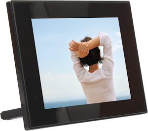 JOBO PLANO 7 digital picture frame, front view. Photo provided by Jobo AG. Click for a bigger picture!