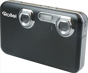 Rollei's Powerflex 3D digital camera. Photo provided by Rollei. Click for a bigger picture!