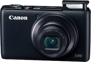 Canon's PowerShot S95 digital camera. Photo provided by Canon USA Inc. Click for a bigger picture!