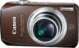 Canon's PowerShot SD4500 IS digital camera. Photo provided by Canon USA Inc. Click for a bigger picture!