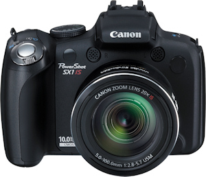Canon's PowerShot SX1 IS. Photo provided by Canon USA Inc. Click for a bigger picture!