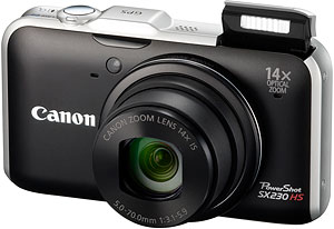 Canon's PowerShot SX220 HS digital camera. Photo provided by Canon USA Inc. Click for a bigger picture!