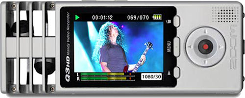 The Zoom Q3HD Handy Video Recorder. Photo provided by Zoom Corp. / Samson Technologies. Click for a bigger picture!