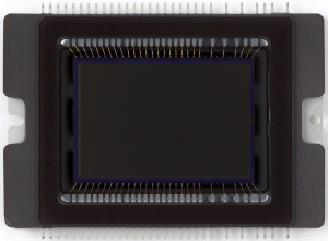 Canon's EOS Digital Rebel XT CMOS image sensor. Courtesy of Canon, with modifications by Michael R. Tomkins. Click for a bigger picture!